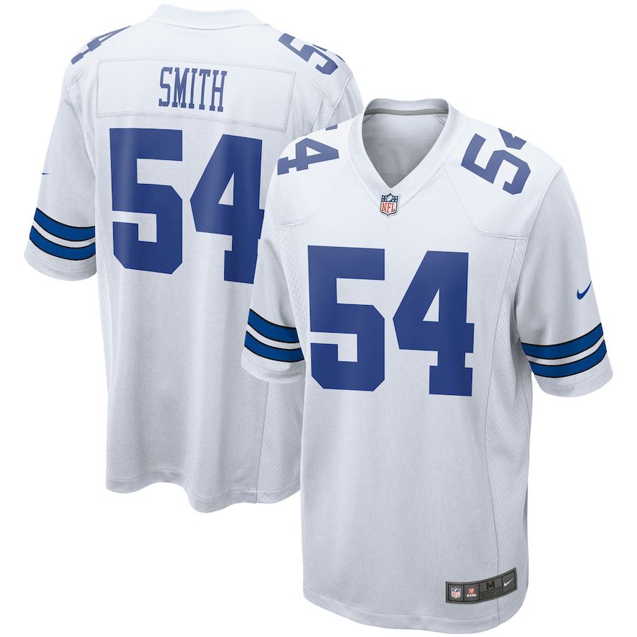 Men Dallas Cowboys #54 Jaylon Smith Nike White Game Team NFL Jersey